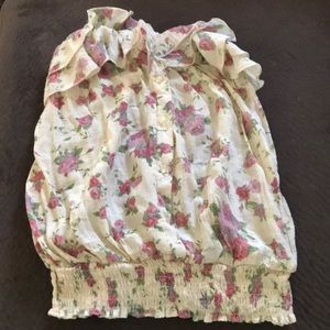 Floral tube top